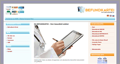 Desktop Screenshot of befundkartei.at
