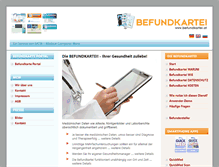Tablet Screenshot of befundkartei.at